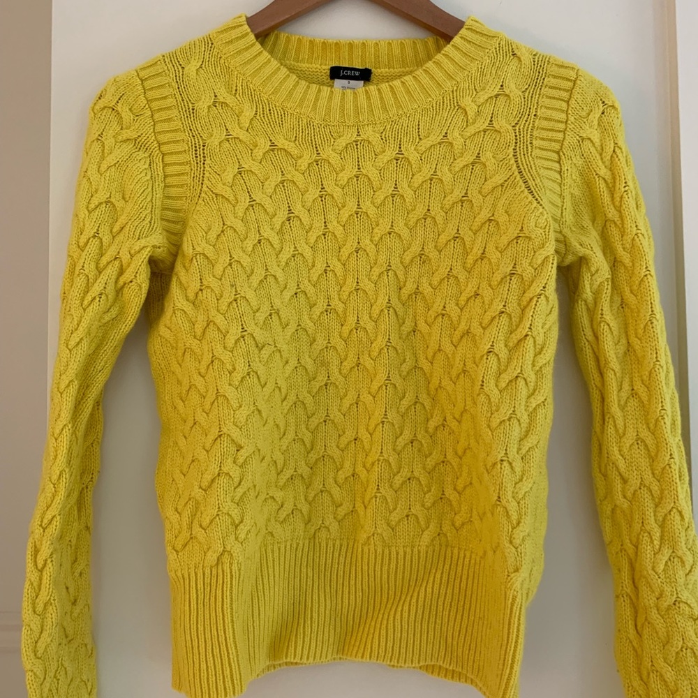 J.Crew Cable knit sweater